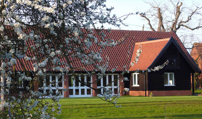 Bruisyard village hall, venue for Page Pilates classes